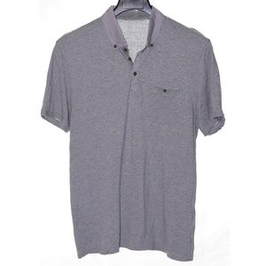 Ted Baker (Medium) Gray Polo Shirt